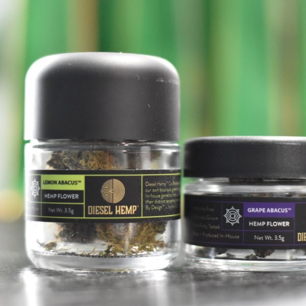 Diesel Hemp - Lemon Abacus and Grape Abacus Hemp Flowers - Shanti's Lounge